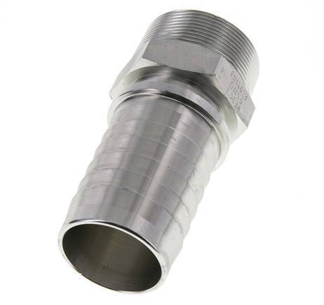 50x68 mm & R2'' pilar de manguera de acero galvanizado con rosca macho DIN EN 14423