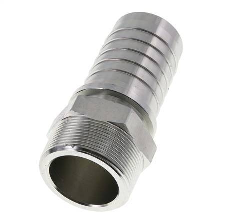 50x68 mm & R2'' pilar de manguera de acero galvanizado con rosca macho DIN EN 14423