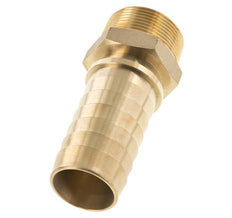 38x54 mm & R1-1/2'' Brass Hose Pillar with Male Threads DIN EN 14423