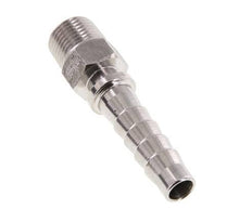 Pilar de manguera de acero inoxidable 1.4301 de 13x25 mm y R1/2'' con rosca macho DIN EN 14423