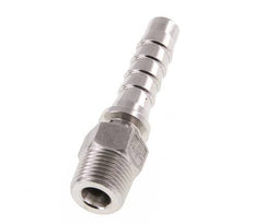 Pilar de manguera de acero inoxidable 1.4301 de 13x25 mm y R1/2'' con rosca macho DIN EN 14423