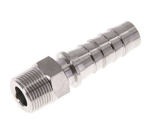 19x33 mm y R3/4'' Pilar de manguera de acero inoxidable 1.4301 con rosca macho DIN EN 14423