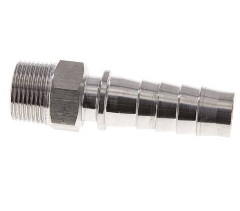19x33 mm y R3/4'' Pilar de manguera de acero inoxidable 1.4301 con rosca macho DIN EN 14423