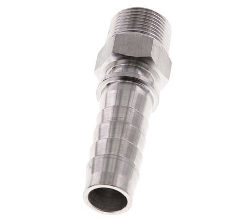 19x33 mm y R3/4'' Pilar de manguera de acero inoxidable 1.4301 con rosca macho DIN EN 14423