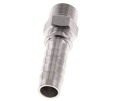 19x33 mm y R3/4'' Pilar de manguera de acero inoxidable 1.4301 con rosca macho DIN EN 14423