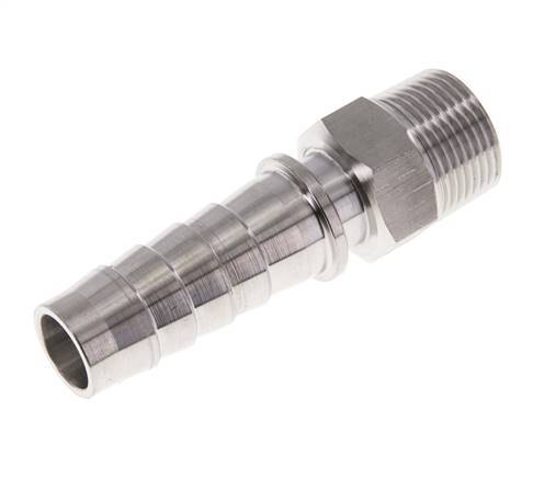 19x33 mm y R3/4'' Pilar de manguera de acero inoxidable 1.4301 con rosca macho DIN EN 14423