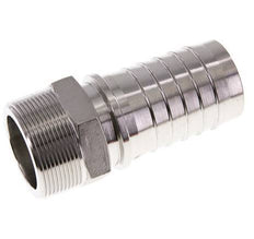 50x68 mm & R2'' Stainless Steel 1.4301 Hose Pillar with Male Threads DIN EN 14423