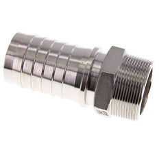 50x68 mm & R2'' Stainless Steel 1.4301 Hose Pillar with Male Threads DIN EN 14423