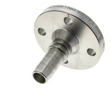 25x40 mm zink plated Steel Hose Pillar with Flange PN 10/16/25/40 DIN EN 14423 / DIN 2826