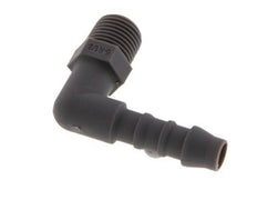 6 mm (1/4'') & R1/8'' PA 6 Elbow Hose Barb with Male Threads [10 Pieces]