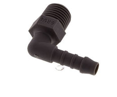 Codo de manguera de 6 mm (1/4'') y R1/4'' PA 6 con rosca macho [10 piezas]