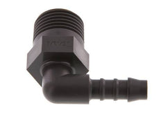 8 mm (5/16'') & R1/2'' PA 6 Elbow Hose Barb with Male Threads [5 Pieces]