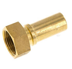 19 mm (3/4'') y G3/4'' Tuerca de racor de latón para manguera Junta plana Poliuretano Collares de seguridad EN 14420-5 (DIN 2817)