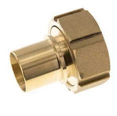 38 mm (1-1/2'') y G2'' Tuerca de racor de latón para manguera Junta plana Poliuretano Collares de seguridad EN 14420-5 (DIN 2817)