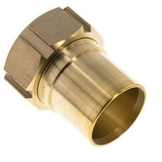 50 mm (2'') y G2'' Tuerca de racor de latón para manguera Junta plana Poliuretano Collares de seguridad EN 14420-5 (DIN 2817)