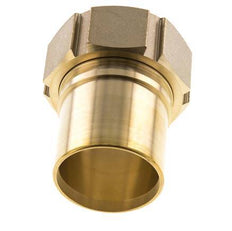 50 mm (2'') y G2'' Tuerca de racor de latón para manguera Junta plana Poliuretano Collares de seguridad EN 14420-5 (DIN 2817)