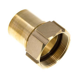 50 mm (2'') y G2'' Tuerca de racor de latón para manguera Junta plana Poliuretano Collares de seguridad EN 14420-5 (DIN 2817)