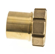 75 mm (3'') & G3'' Brass Hose Barb Union Nut Flat Sealing Polyurethane Safety collars EN 14420-5 (DIN 2817)