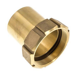 75 mm (3'') & G3'' Brass Hose Barb Union Nut Flat Sealing Polyurethane Safety collars EN 14420-5 (DIN 2817)