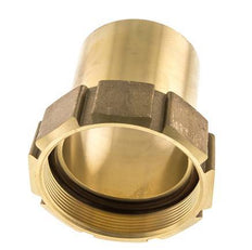 75 mm (3'') & G3'' Brass Hose Barb Union Nut Flat Sealing Polyurethane Safety collars EN 14420-5 (DIN 2817)