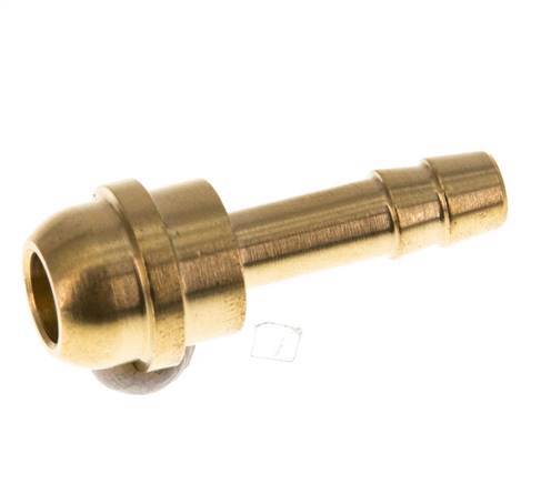 Boquilla de latón de 6 mm (1/4'') sin tuerca de unión (G3/8'') [5 piezas]