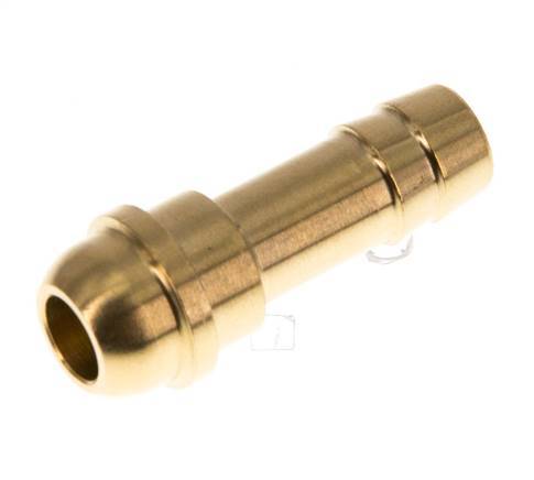 9 mm (3/8'') Brass Hose Barb without Union Nut (G3/8'') [5 Pieces]