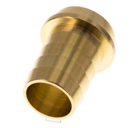 19 mm (3/4'') Brass Hose Barb without Union Nut (G1'') 17mm [2 Pieces]