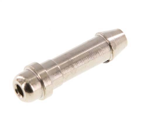 Boquilla de latón niquelado de 6 mm (1/4'') sin tuerca de unión (G1/8'') 11mm [5 Piezas]