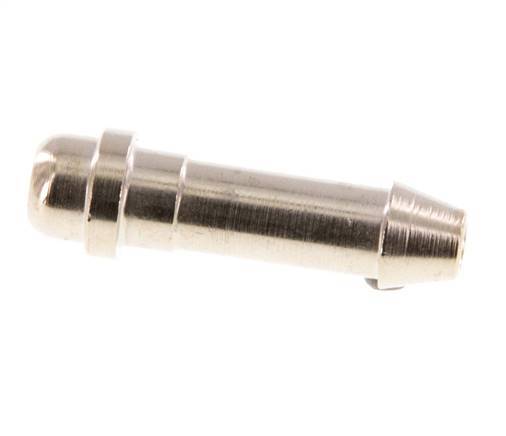 6 mm (1/4'') nickel plated Brass Hose Barb without Union Nut (G1/8'') 11mm [5 Pieces]
