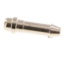 Boquilla de latón niquelado de 6 mm (1/4'') sin tuerca de unión (G1/8'') 11mm [5 Piezas]