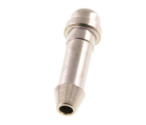 Boquilla de latón niquelado de 6 mm (1/4'') sin tuerca de unión (G1/8'') 11mm [5 Piezas]