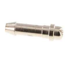 Boquilla de latón niquelado de 6 mm (1/4'') sin tuerca de unión (G1/8'') 11mm [5 Piezas]