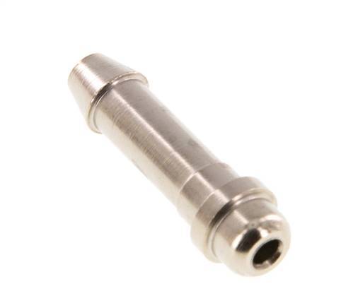 Boquilla de latón niquelado de 6 mm (1/4'') sin tuerca de unión (G1/8'') 11mm [5 Piezas]