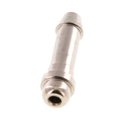 Boquilla de latón niquelado de 6 mm (1/4'') sin tuerca de unión (G1/8'') 11mm [5 Piezas]