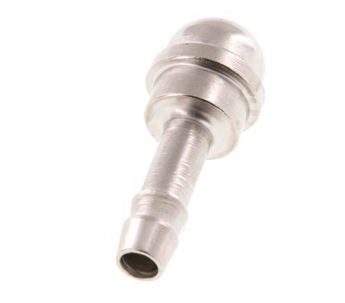Boquilla de latón niquelado de 6 mm (1/4'') sin tuerca de unión (G3/8'') 14,5mm [5 piezas]