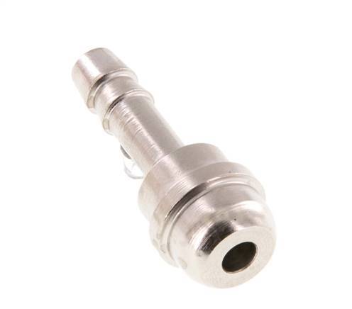 Boquilla de latón niquelado de 6 mm (1/4'') sin tuerca de unión (G3/8'') 14,5mm [5 piezas]