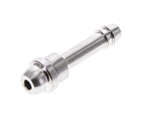 Boquilla de acero inoxidable de 4 mm sin tuerca de unión (G1/8'') 12mm
