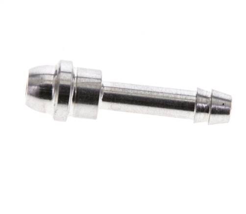 Boquilla de acero inoxidable de 4 mm sin tuerca de unión (G1/8'') 12mm