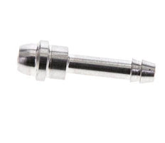 Boquilla de acero inoxidable de 4 mm sin tuerca de unión (G1/8'') 12mm