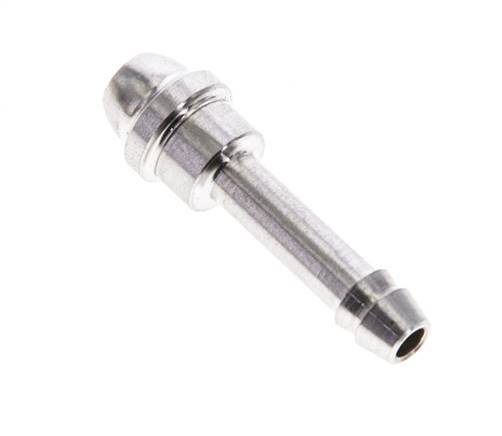 Boquilla de acero inoxidable de 4 mm sin tuerca de unión (G1/8'') 12mm