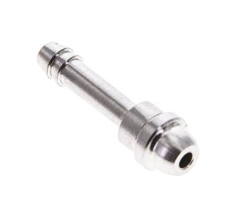 Boquilla de acero inoxidable de 4 mm sin tuerca de unión (G1/8'') 12mm