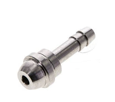 6 mm (1/4'') Stainless Steel Hose Barb without Union Nut (G3/8'')