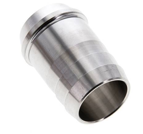 25 mm (1'') Stainless Steel Hose Barb without Union Nut (G1'') 18mm