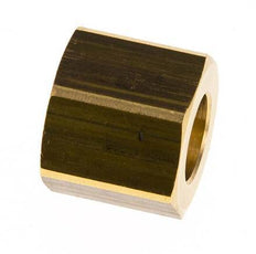 4/6mm (G1/4'') Brass Union Nut L15.5mm [5 Pieces]