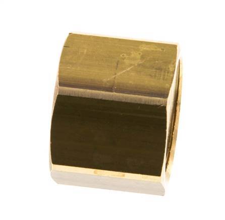 Tuerca de unión de latón de 6/9/13mm (G1/2'') L20.5mm [2 Piezas]