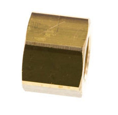 Tuerca de unión de latón de 6/9/13mm (G1/2'') L20.5mm [2 Piezas]