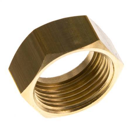 19mm (G3/4'') Brass Union Nut L13.5mm [2 Pieces]