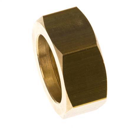 Tuerca de unión de latón de 19mm (G3/4'') L13.5mm [2 Piezas]
