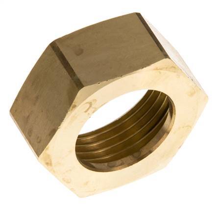 19mm (G1'') Brass Union Nut L17mm
