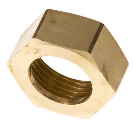 19mm (G1'') Brass Union Nut L17mm